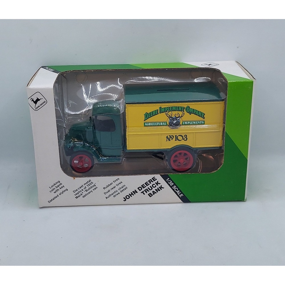 1989 ERTL John Deere Truck Bank 1\38 #5564
